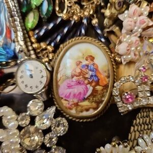 2 LB Luxury High End designer jewelry lot~ signed and unsigned mostly wearable